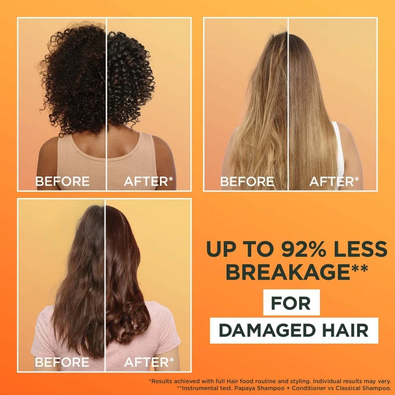 Garnier - Ultimate Blends- Masque soin à la Papaye et Amla 3-in-1 vegan 390ml