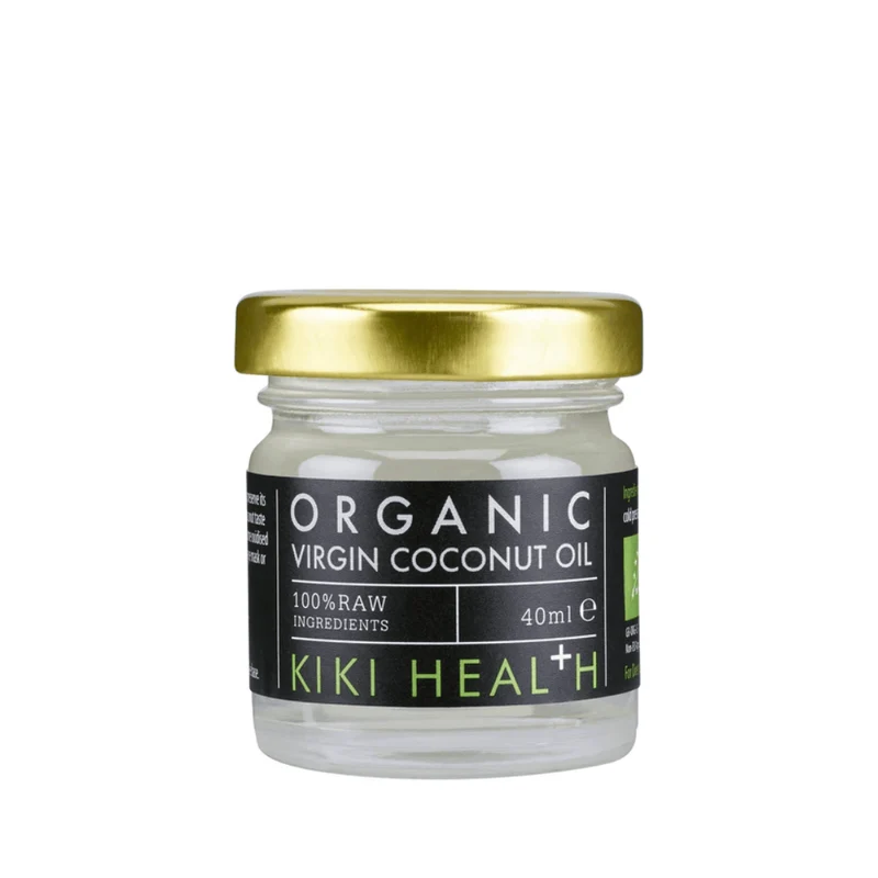 KIKI Health - Huile de Noix de Coco Vierge Brute Biologique - Hydratant essentiel - 40 ml