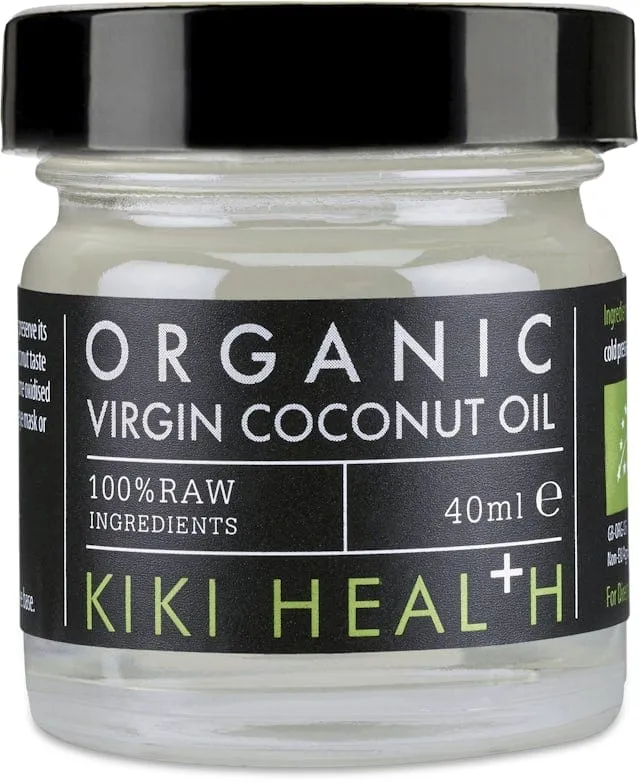 KIKI Health - Huile de Noix de Coco Vierge Brute Biologique - Hydratant essentiel - 40 ml