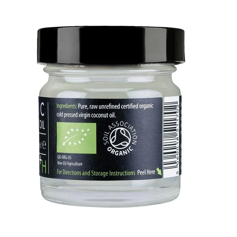 KIKI Health - Huile de Noix de Coco Vierge Brute Biologique - Hydratant essentiel - 40 ml