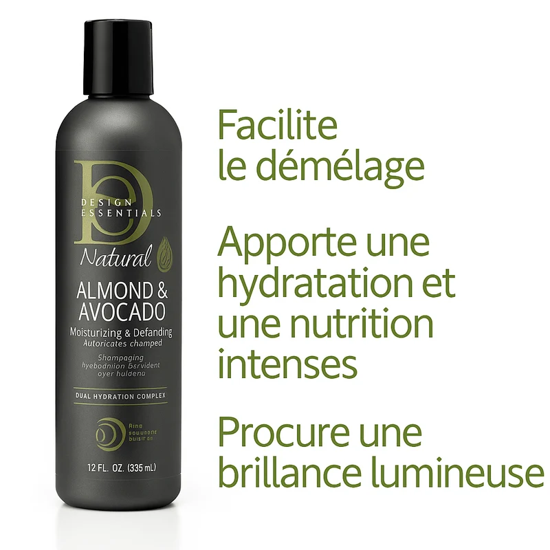 Design Essentials - Après Shampoing Hydratant & Démêlant "Moisturizing & Detangling Conditioner" - 236ml