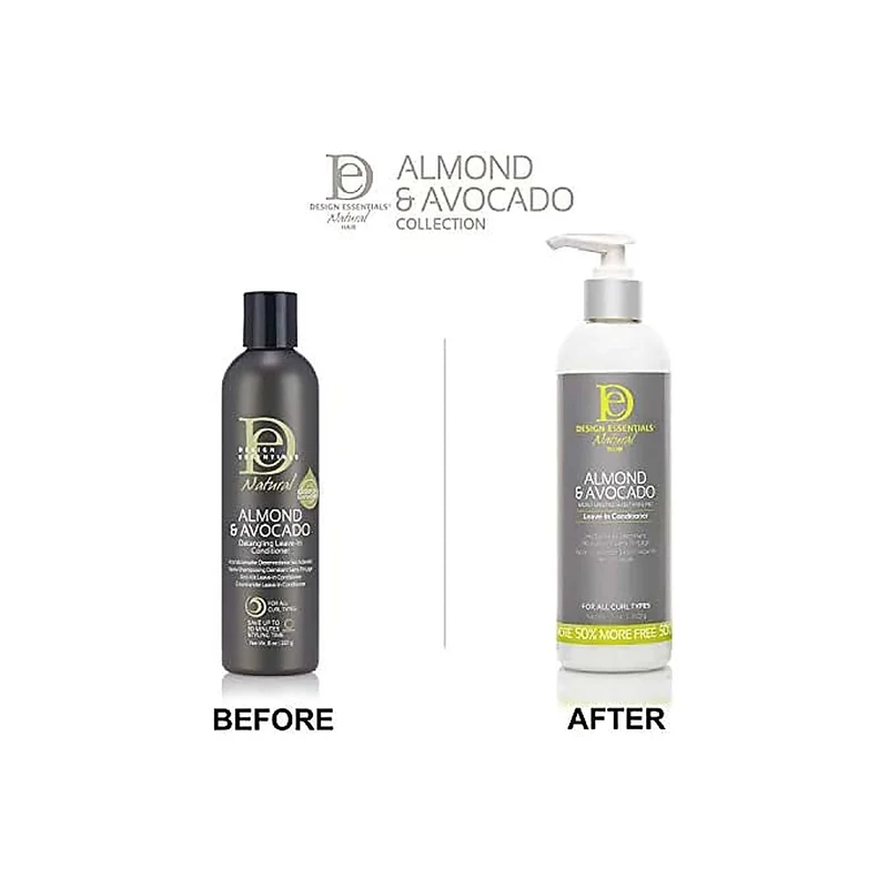 Design Essentials - Après Shampoing Hydratant & Démêlant "Moisturizing & Detangling Conditioner" - 236ml