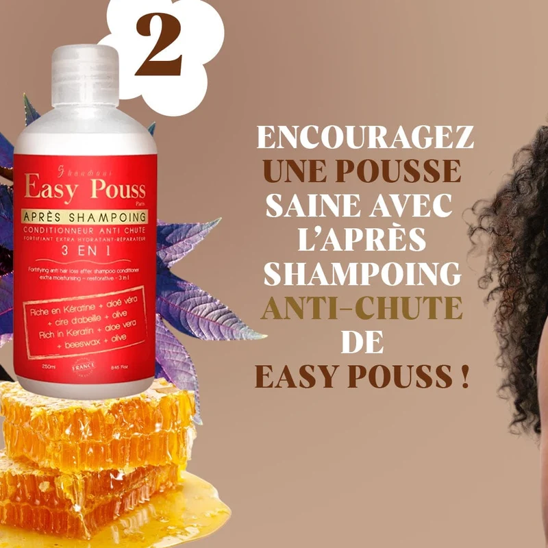 Easy Pouss - Après-Shampoing Anti Chute Vitaminé Easy Pouss - 250ml