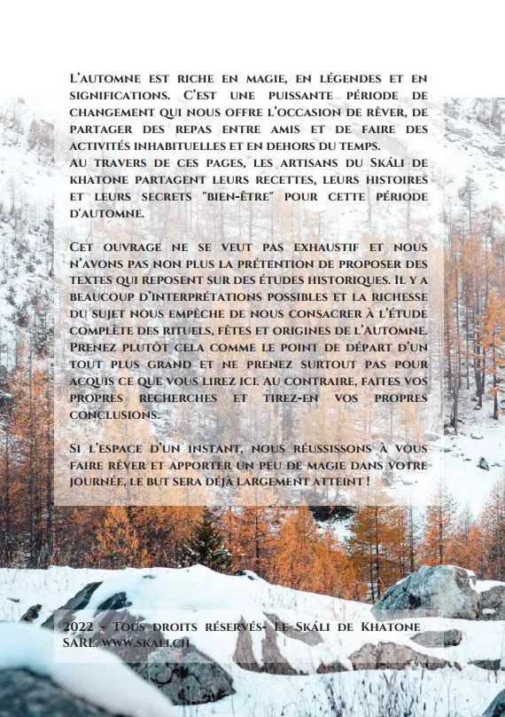 Recettes et Légendes de l'équinoxe d'automne - PDF - E-book