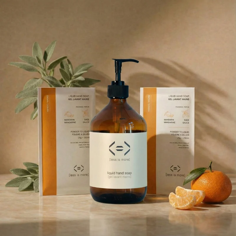 coffret prestige - gel lavant mains 500 ml [mandarine + sauge]