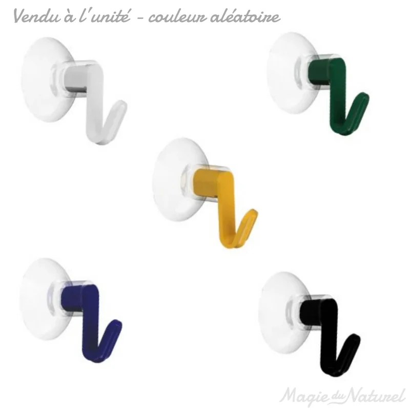 Crochet à ventouse – Support mural