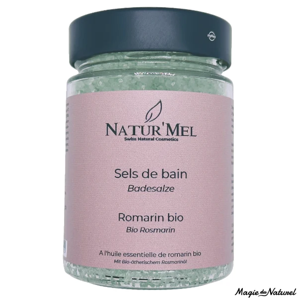 Sels de bain au romarin bio - 400gr
