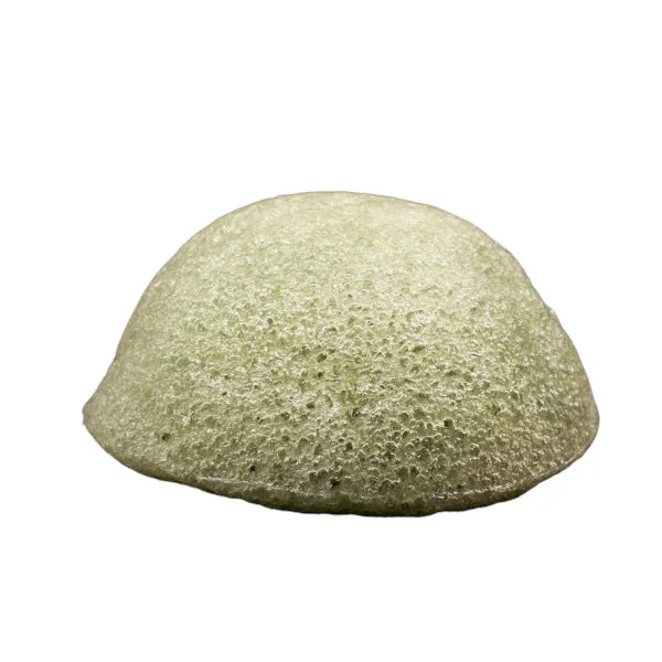 Eponge konjac visage - Thé vert