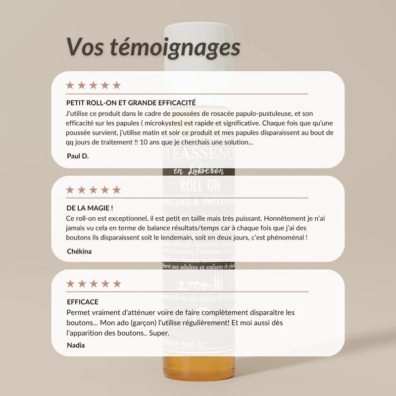 Microkystes & Imperfections - Roll-on bio