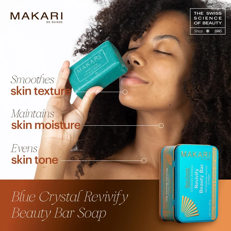 Makari - Blue Crystal Revivify Beauty Bar 200g