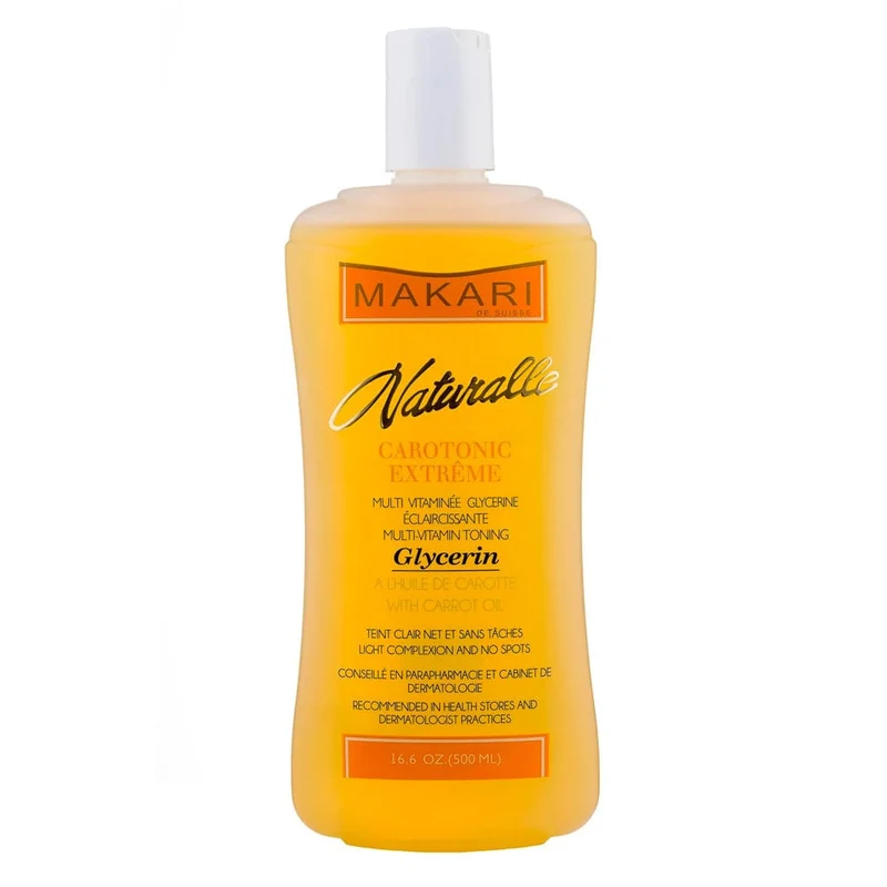 Makari - Naturalle - Lotion multi-vitaminée à la glycérine éclaircissante CAROTONIC EXTRÊME - 500 ml