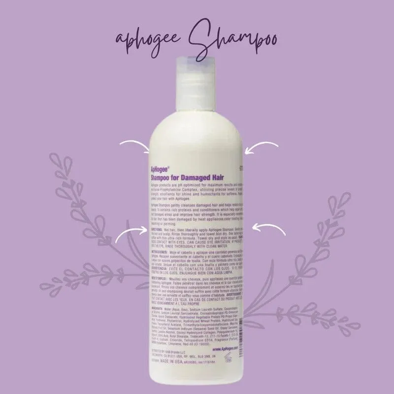 ApHogee - Shampoing réparateur pour cheveux abîmés - 473ml
