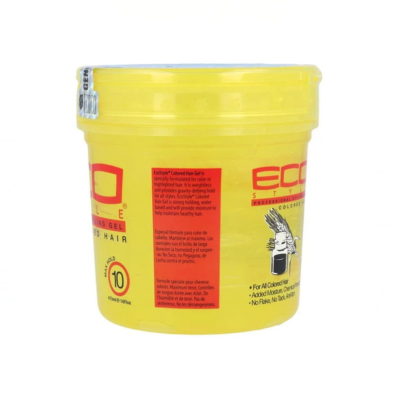 Eco Styler - Gel De Fixation Pour Cheveux Colorés 473ml