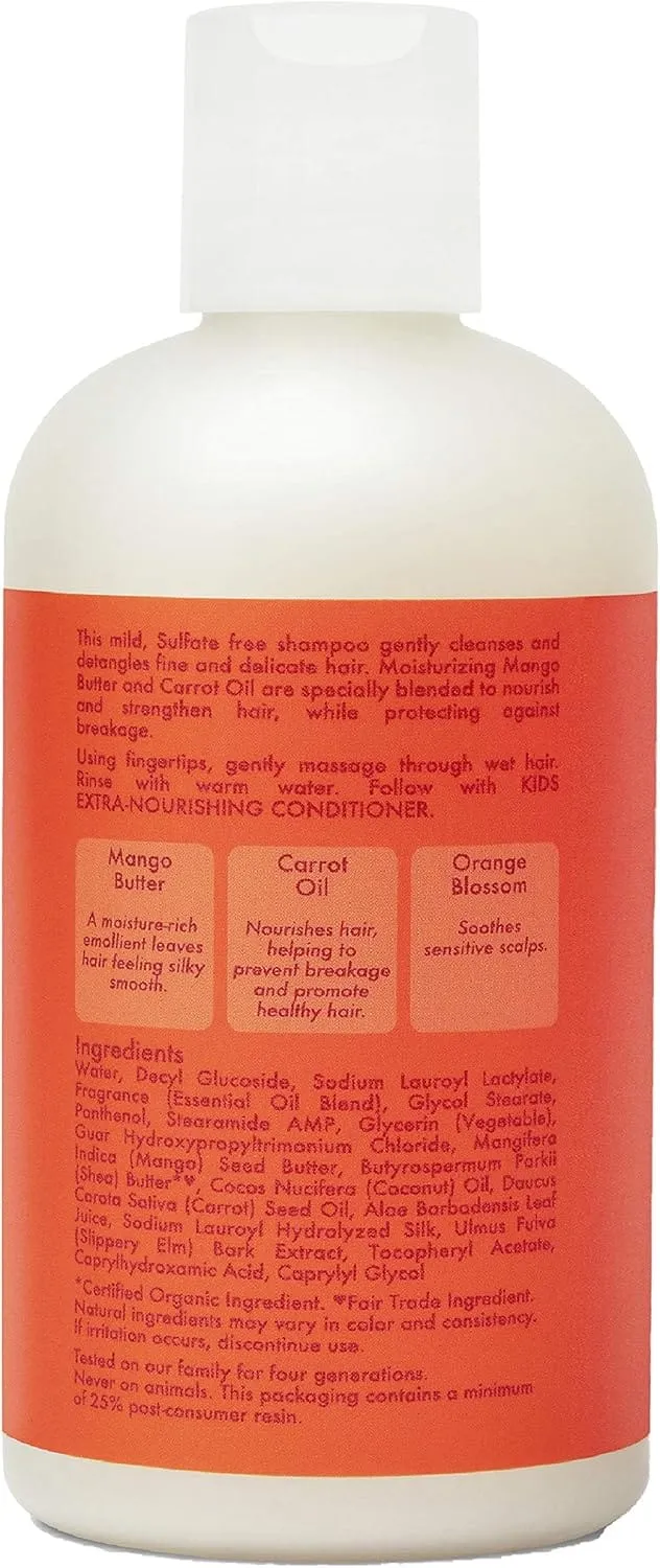 Shea Moisture - Shampoing Extra Nourissant Pour Enfants Mangue & Carotte - 237ml