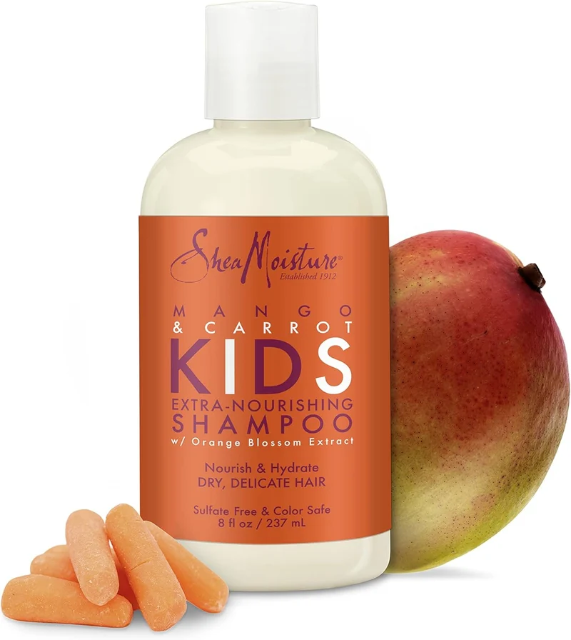 Shea Moisture - Shampoing Extra Nourissant Pour Enfants Mangue & Carotte - 237ml