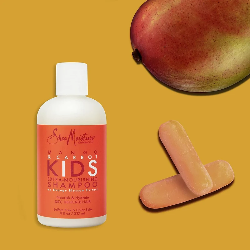 Shea Moisture - Shampoing Extra Nourissant Pour Enfants Mangue & Carotte - 237ml
