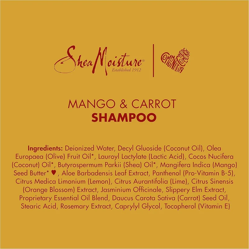 Shea Moisture - Shampoing Extra Nourissant Pour Enfants Mangue & Carotte - 237ml