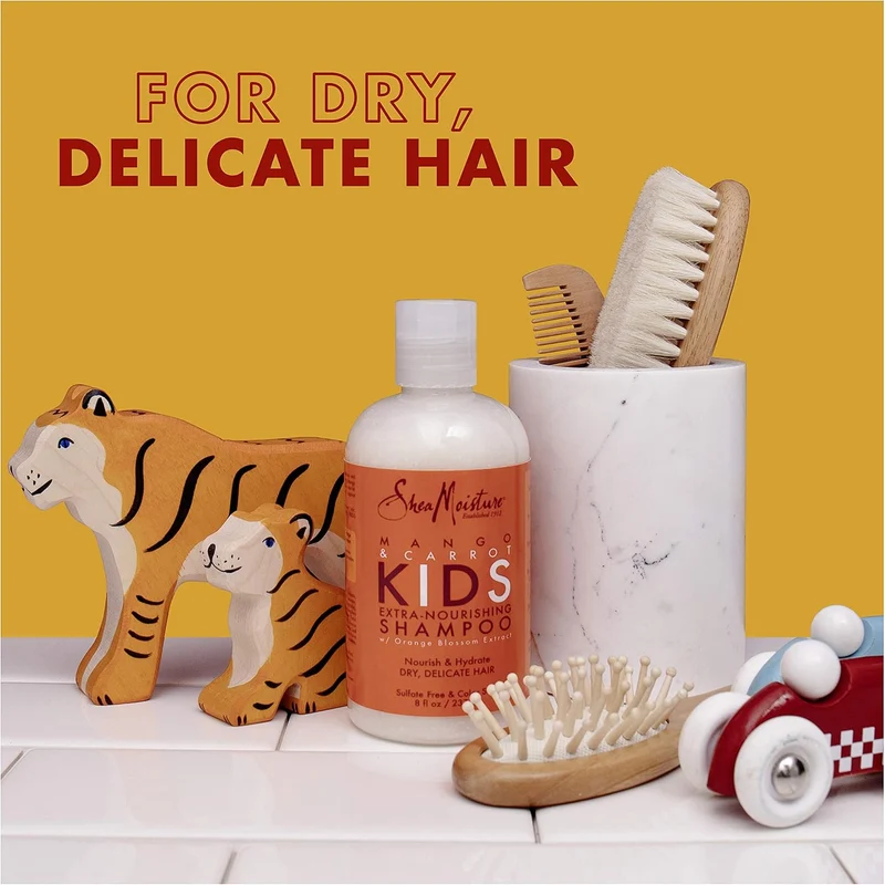 Shea Moisture - Shampoing Extra Nourissant Pour Enfants Mangue & Carotte - 237ml