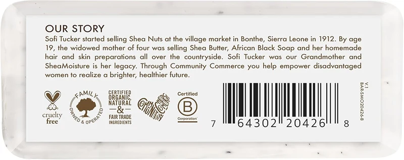 Shea Moisture — Savon "Coco & Karité" 100% Virgin Coconut Oil - Hydratation Quotidienne - 230g