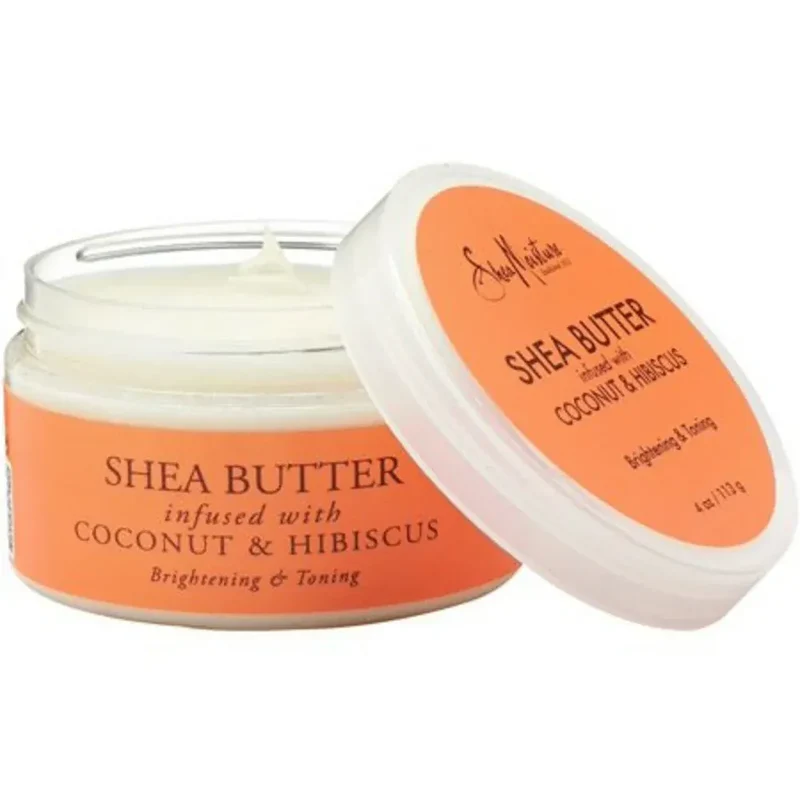Shea Moisture - Crème Au Beurre De Karité Infusé À La Noix De Coco Et L'Hibiscus 113G