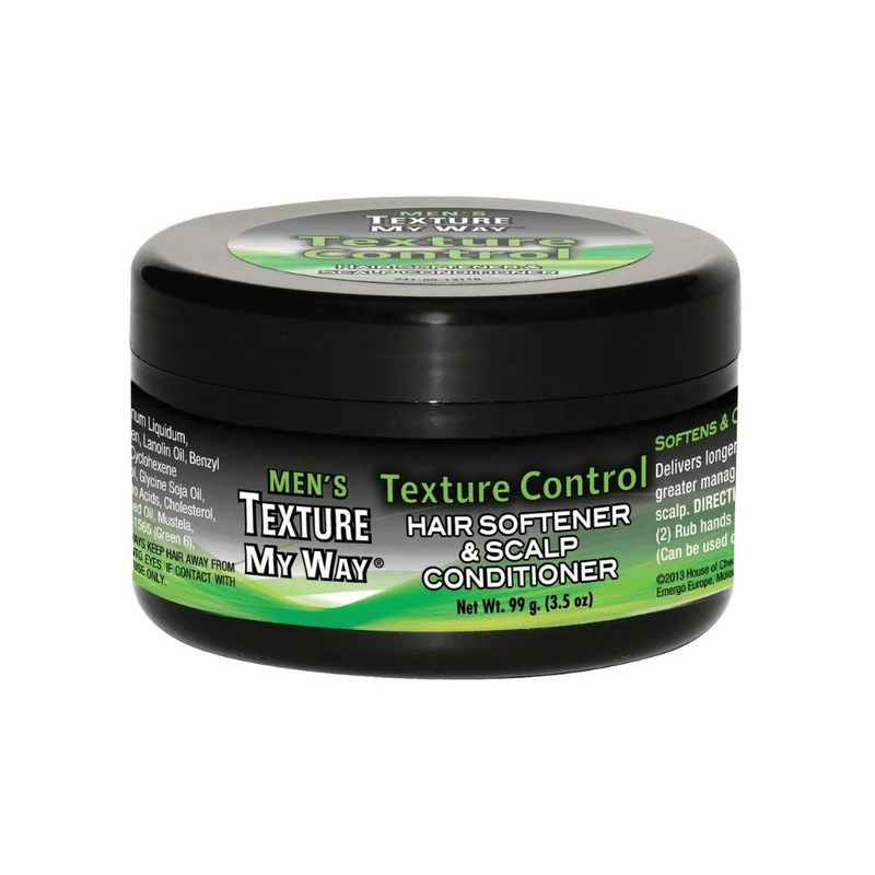 Africa's Best - Texture My Way Men's- Soin adoucissant et revitalisant pour le cuir chevelu "Hair softener & scalp conditioner"- 104ml