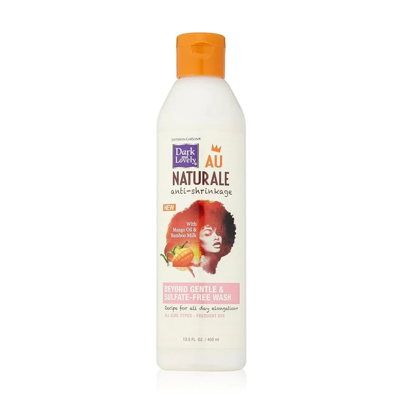 Dark and Lovely - Soin lavant Doux À Effet Anti-Rétrécissement (Au Naturale) 400ml