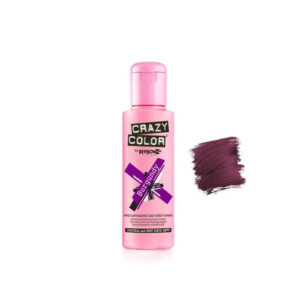 Crazy Color - Coloration Semi Permanente Pour Cheveux (plusieurs teintes) 100ml