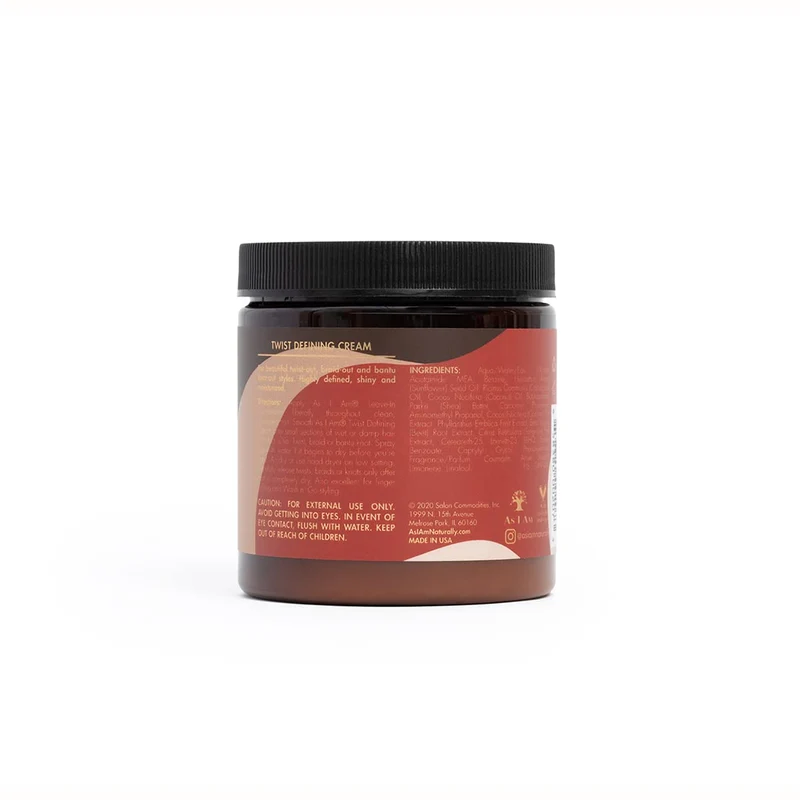 As I Am - crème coiffante "Twist defining cream" - 227g