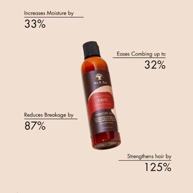 As I Am - Lait capillaire "Moisture milk" - 237ml