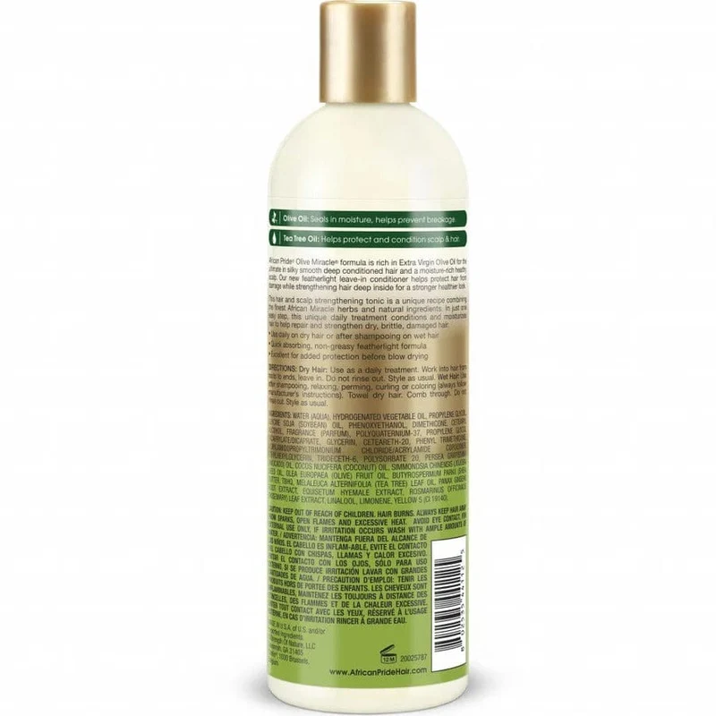 African Pride - Olive Miracle soin sans rinçage anti-casse - 355ml