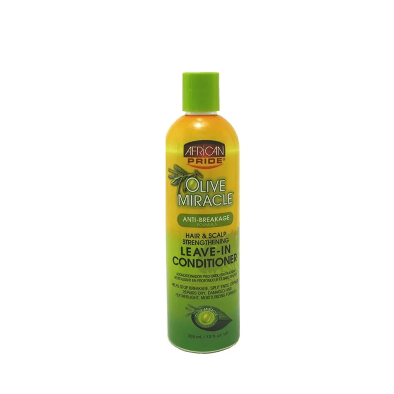 African Pride - Olive Miracle soin sans rinçage anti-casse - 355ml