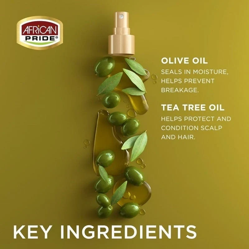 African Pride - Olive Miracle soin sans rinçage anti-casse - 355ml