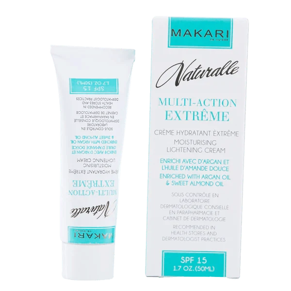 Makari - Crème hydratant à l'argan et huile d'amande - 50 ml (moisturising lightening cream)