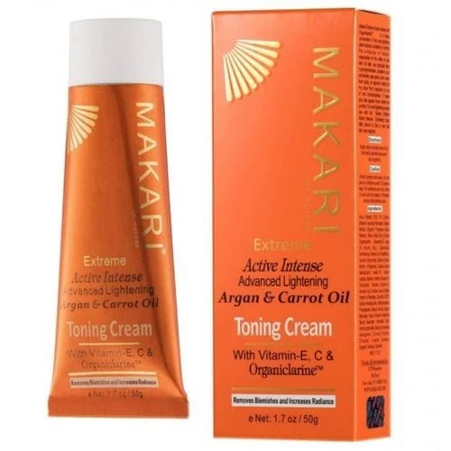Makari - Crème tonifiante à l'huile d'argan et de carotte - 50 ml