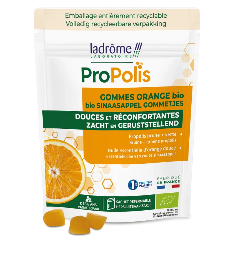 Gommes Propolis et Orange bio