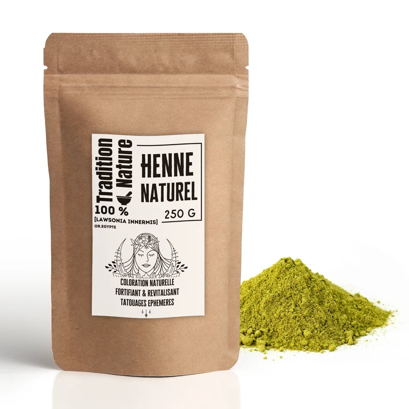 Henné [250 g ou 500 g] coloration naturelle