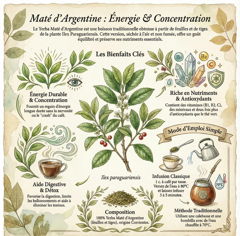 Maté traditionnel Taragui 1kg | Yerba Mate Argentine