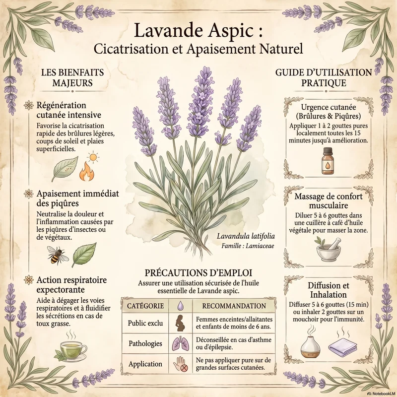 Huile essentielle de Lavande aspic