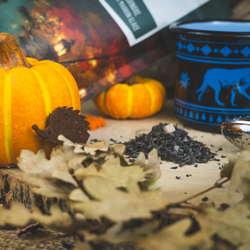 Thé noir d'automne aux marrons glacés