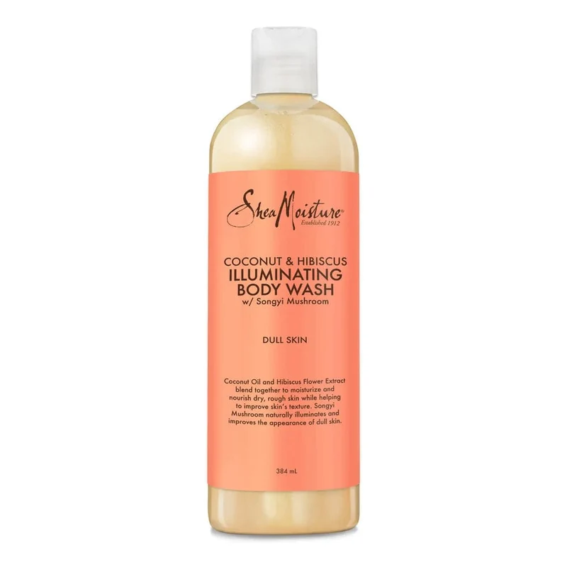 Shea Moisture - Gel Douche Illuminateur Noix De Coco & Hibiscus "Illuminating body Wash" - 384ml