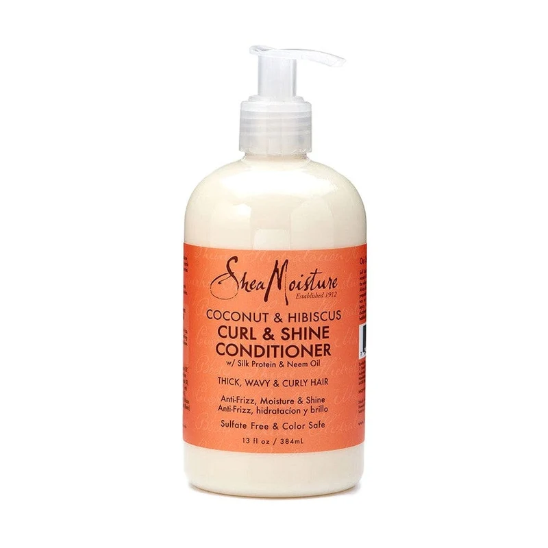 Shea Moisture - Conditionneur "Curl & Shine" Coco & Hibiscus - 384ml
