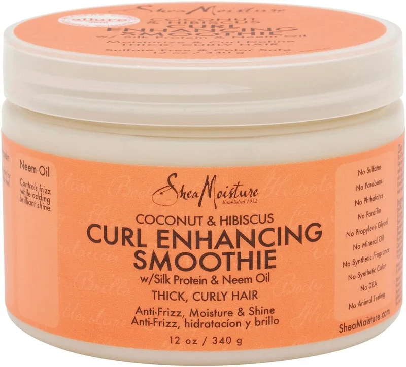 Shea Moisture - Embelisseur de boucles - Noix de coco & Hibiscus - 340g