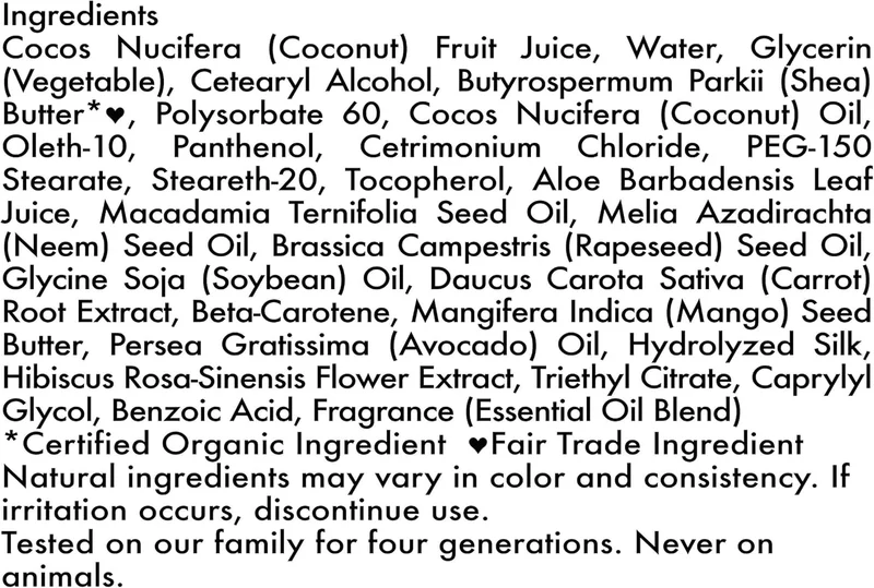Shea Moisture - Embelisseur de boucles - Noix de coco & Hibiscus - 340g