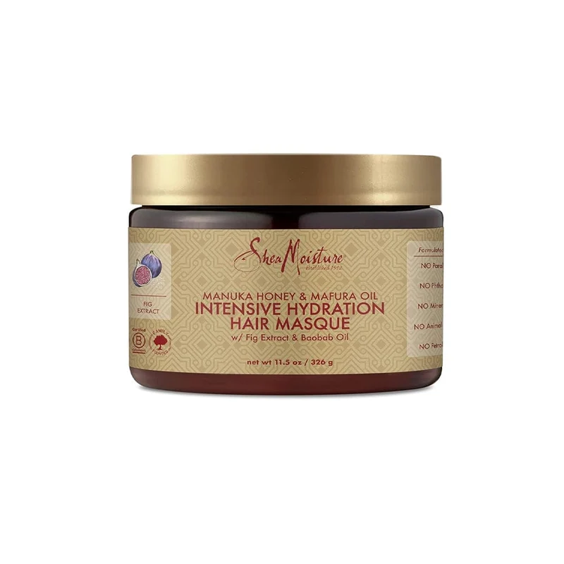 Shea Moisture - Masque Capillaire Hydratation Intense Au Miel De Manuka & Mafura 355 ml