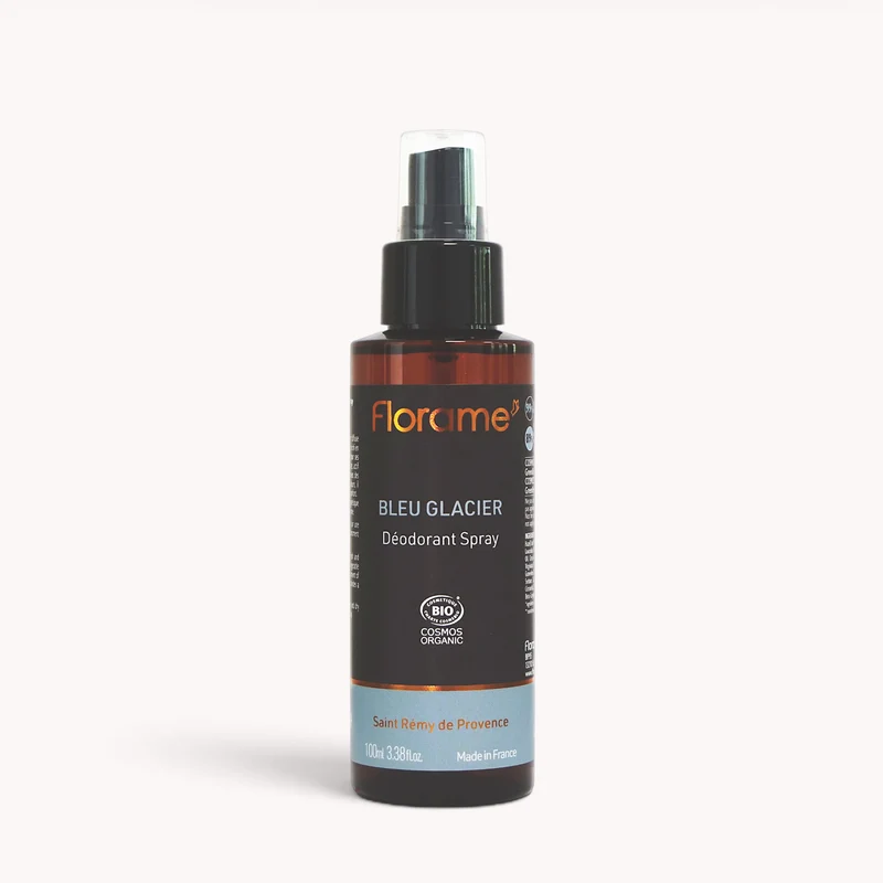 Deodorant spray bleu glacier