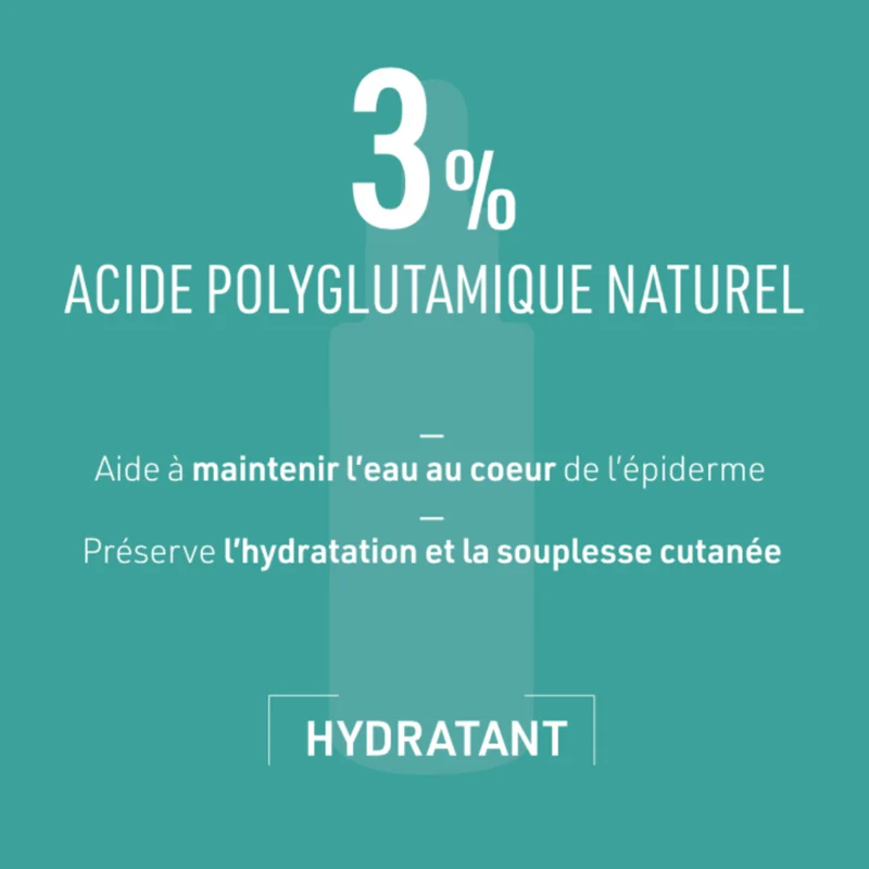 Sérum BOOSTER Hydratant 3% Acide Polyglutamique Naturel