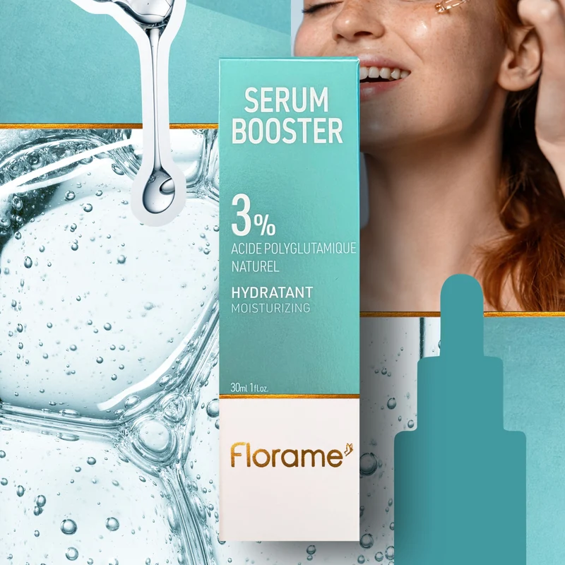 Sérum BOOSTER Hydratant 3% Acide Polyglutamique Naturel