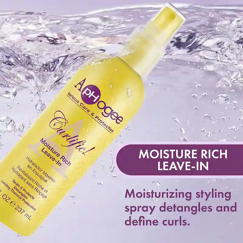Spray Revitalisant Riche Hydratant Sans Rinçage - ApHogee Curlific!
