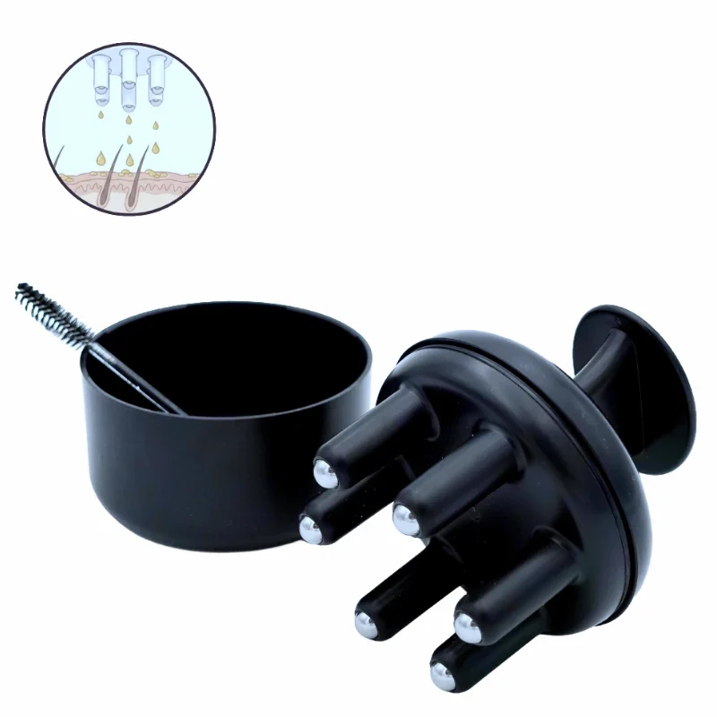 Brosse Massante Le Rolly Applicateur Soin Cuir Chevelu