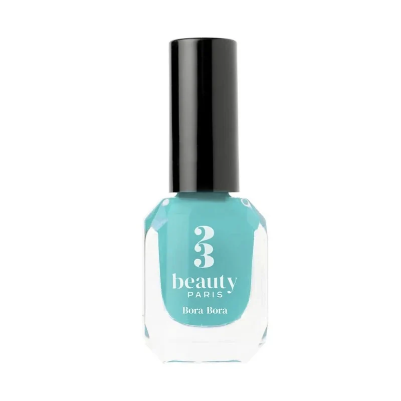 Vernis à ongles soin vegan turquoise Bora-Bora